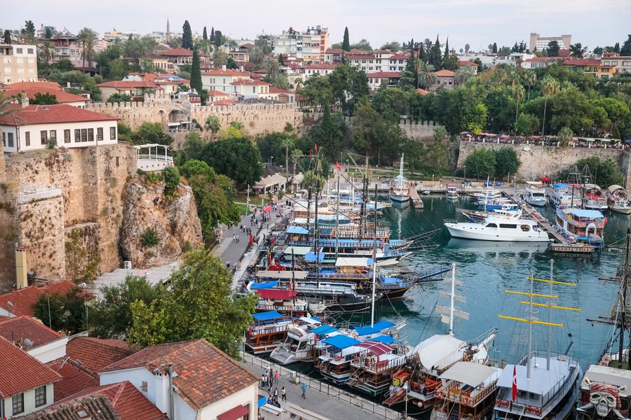 Hafen von Antalya, tuerkische Riviera