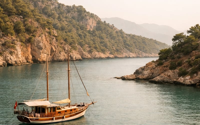 Pinienbucht bei Marmaris und Fethiye für Familien mit Kleinkind